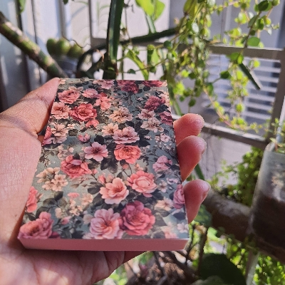 Picture of Notepad (1 ps)-Pocket size- Floral Novel