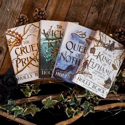 Picture of The Folk of the Air Series 4 Book Collection ( The Cruel Prince,The Wicked King, The Queen of Nothing, How the King of Elfhame Learned to Hate Stories ) by Holly Black ( Premium Paper and Matte cover ) Novel