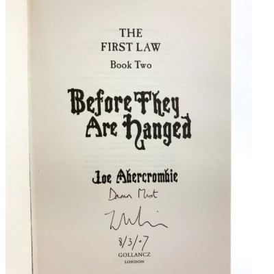 Picture of Before They Are Hanged ( The First Law #2 ) ( Book by Joe Abercrombie ) ( Premium Paper and Matte Cover ) Novel