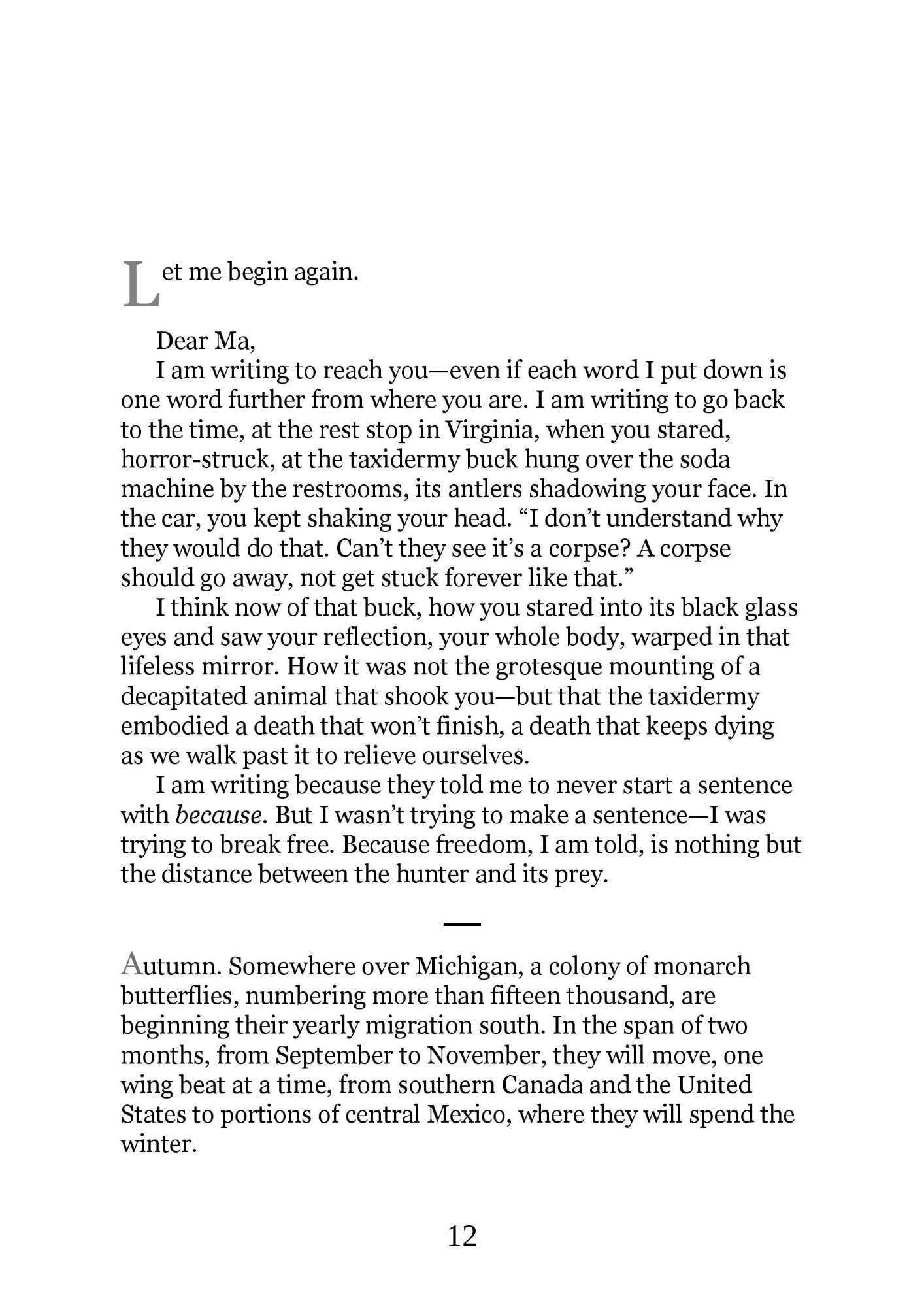 Picture of On Earth We're Briefly Gorgeous By Ocean Vuong ( Premium Paper and Matte Covers ) Novel