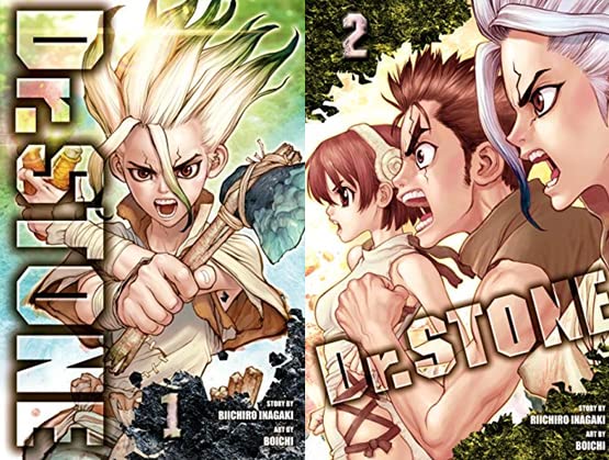 Picture of Dr. STONE Manga, Set of 26 Books. Vol. 1-26 Paperback – January 1, 2021