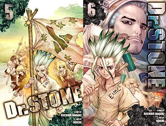 Picture of Dr. STONE Manga, Set of 26 Books. Vol. 1-26 Paperback – January 1, 2021