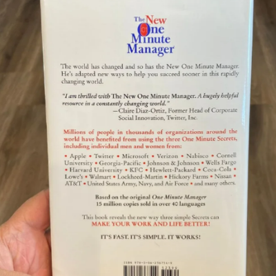 Picture of The New One Minute Manager by Kenneth H. Blanchard ( Premium Paper and Matte Cover ) Novel