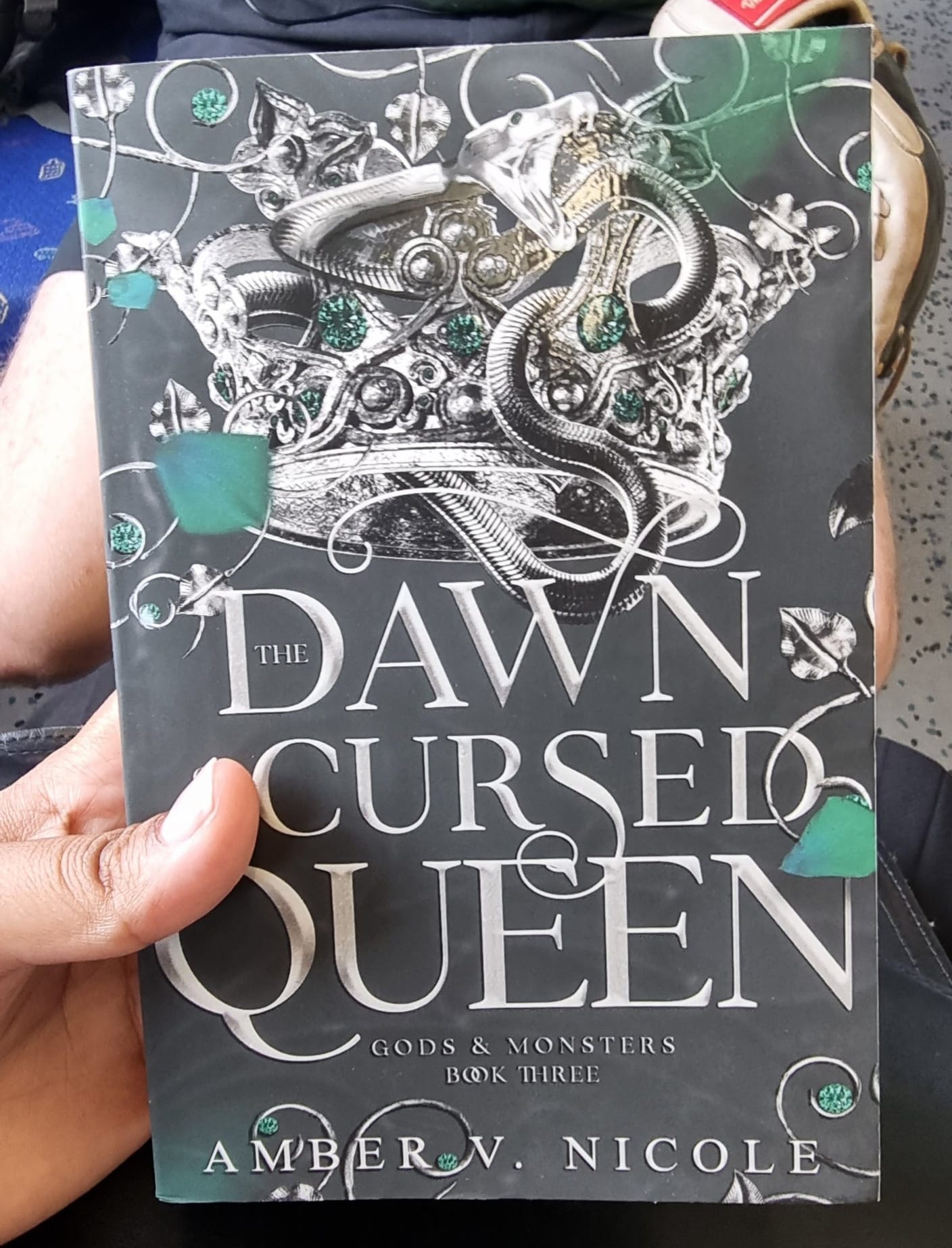 Picture of The Dawn of the Cursed Queen (Gods & Monsters #3), Book by Amber V. Nicole (Premium Paper & Matte COver) Novel