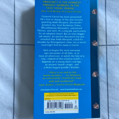 Picture of Men at Arms ( Discworld #15 ) ( Book by Terry Pratchett ) ( Premium Paper and Matte Cover ) Novel