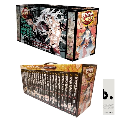 Picture of Demon Slayer: Kimetsu no Yaiba Complete Without Box Set (Volumes 1–23) – Premium Manga Edition – Koyoharu Gotouge, VIZ Media & Juliet Music Bookmark Perfect Paperback – May 1, 2025
