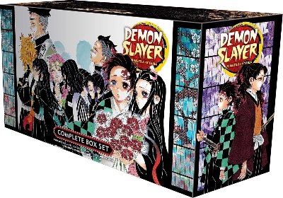 Picture of Demon Slayer: Kimetsu no Yaiba Complete Without Box Set (Volumes 1–23) – Premium Manga Edition – Koyoharu Gotouge, VIZ Media & Juliet Music Bookmark Perfect Paperback – May 1, 2025