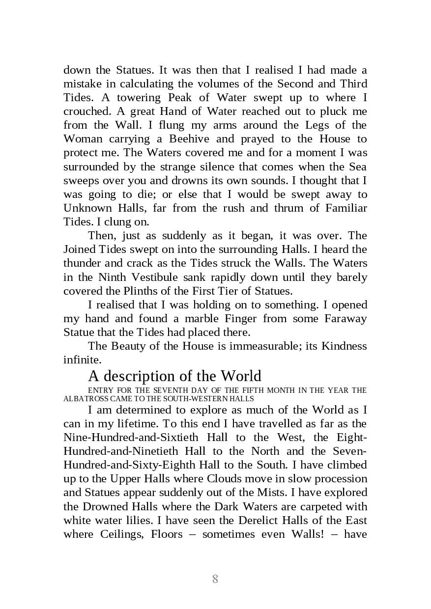 Picture of Piranesi ( Book by Susanna Clarke ) ( Premium Paper and Matte Cover ) Novel