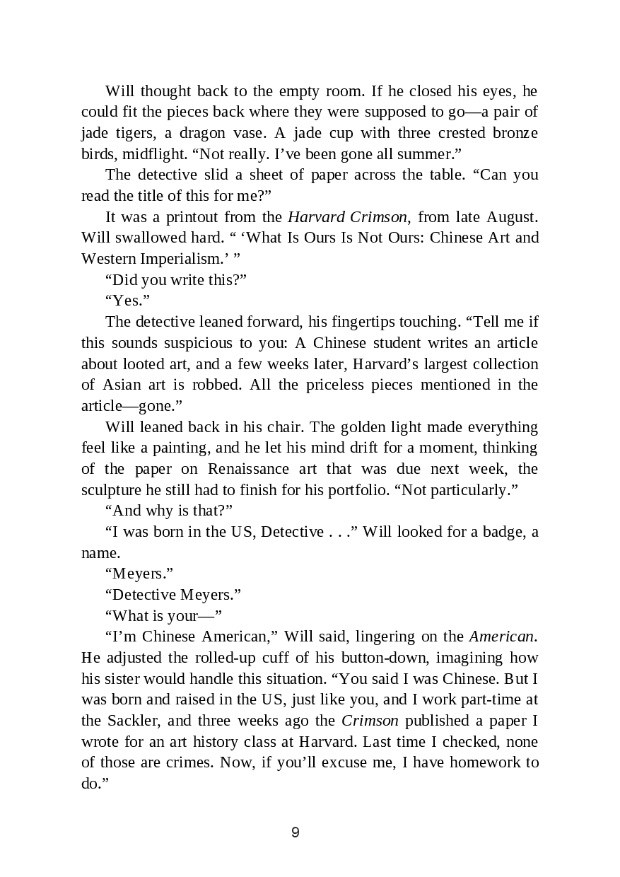 Picture of Portrait of a Thief by Grace D. Li | Premium Paper | Matte Cover Novel