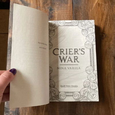 Picture of Crier's War ( Crier's War #1 ) ( Book by Nina Varela ) ( Premium Paper and Matte Cover ) Novel