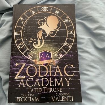 Picture of Fated Throne ( Zodiac Academy #6 ) ( Book by Caroline Peckham ) ( Premium Print and Matte Lamination ) Novel