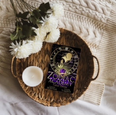 Picture of Fated Throne ( Zodiac Academy #6 ) ( Book by Caroline Peckham ) ( Premium Print and Matte Lamination ) Novel