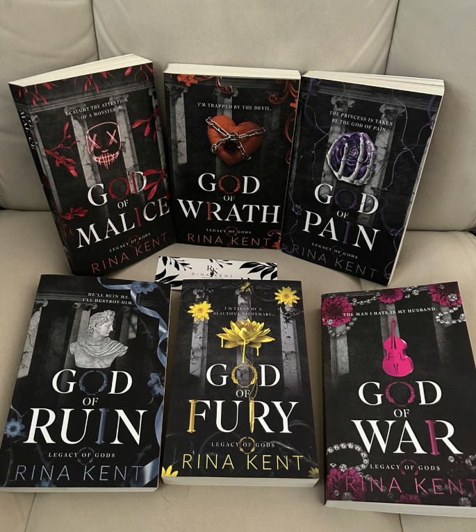 Picture of Legacy of Gods Series, 6 Novels by Rina Kent (Premium Paper & Matte Cover) Novel