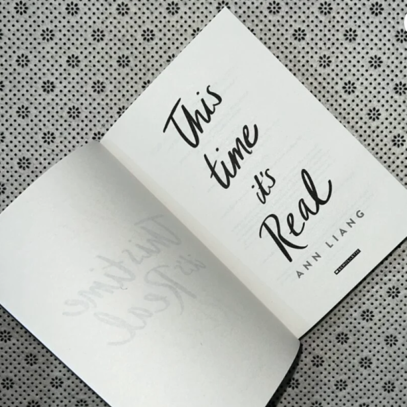 Picture of This Time It's Real by Ann Liang ( Premium Paper and Matte Cover ) Novel