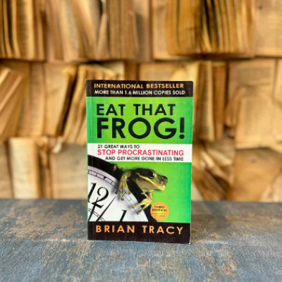 Picture of Eat That Frog!: 21 Great Ways to Stop Procrastinating and Get More Done in Less Time ( Book by Brian Tracy ) ( Premium Paper and Matte Cover ) Novel
