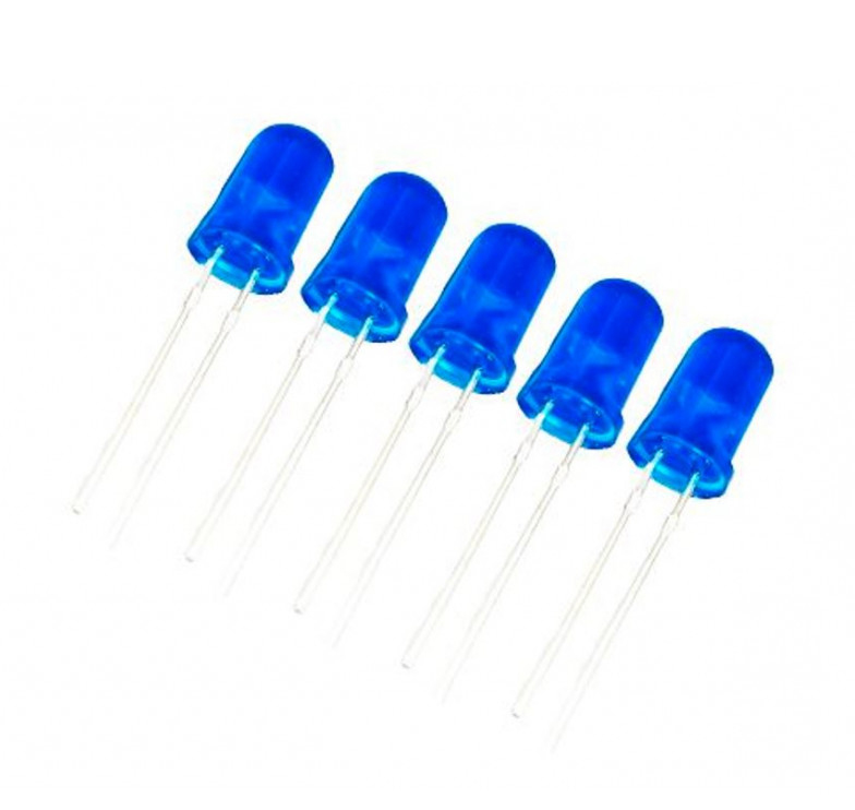Picture of Defused RED LED - 3MM, Defused, Best Indicator Light, PACKAGE OF 5 Novel