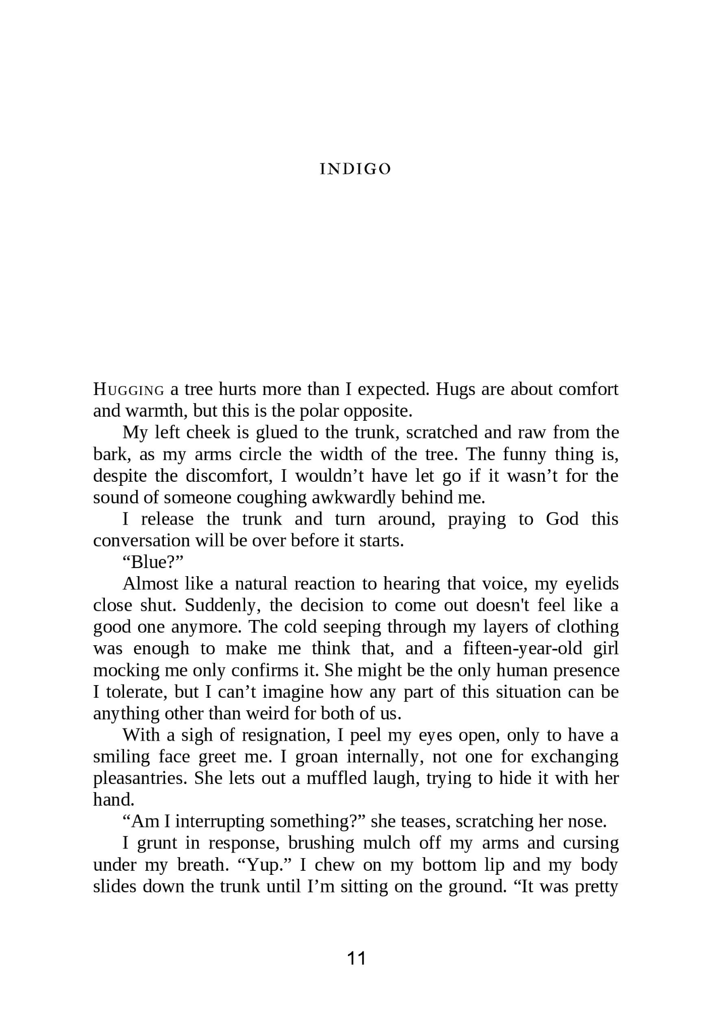 Picture of Indigo Eyes by Maeve Hazel ( Premium Paper and Matte Cover ) - Excellent Novel