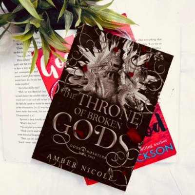 Picture of The Throne of Broken Gods ( Gods and Monsters #2 ) ( Book by Amber V. Nicole ) ( Premium Paper and Matte Cover ) Novel