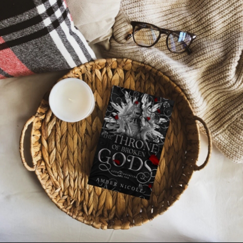 Picture of The Throne of Broken Gods ( Gods and Monsters #2 ) ( Book by Amber V. Nicole ) ( Premium Paper and Matte Cover ) Novel