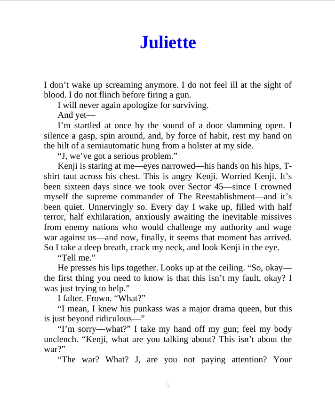 Picture of Restore Me ( Shatter Me #4 ) | Tahereh Mafi | Premium Paper | Matte Covers Novel