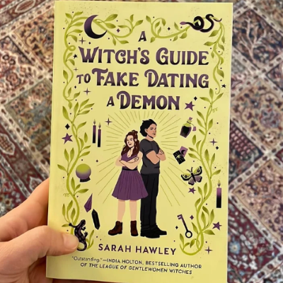 Picture of A Witch's Guide to Fake Dating a Demon ( Glimmer Falls #1 ) ( Book by Sarah Hawley ) | Matte Lamination | Premium Paper | Novel