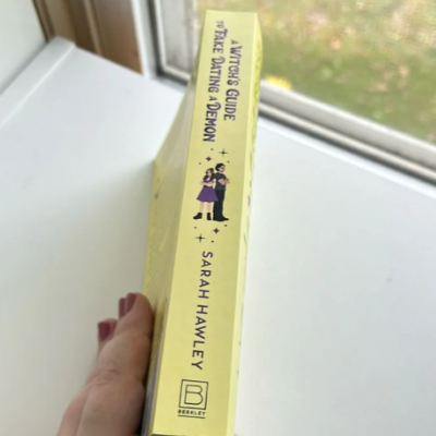 Picture of A Witch's Guide to Fake Dating a Demon ( Glimmer Falls #1 ) ( Book by Sarah Hawley ) | Matte Lamination | Premium Paper | Novel