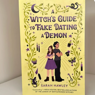Picture of A Witch's Guide to Fake Dating a Demon ( Glimmer Falls #1 ) ( Book by Sarah Hawley ) | Matte Lamination | Premium Paper | Novel