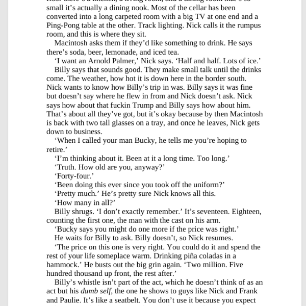 Picture of Billy Summers by Stephen King ( Premium Papers and Matte Covers ) Novel