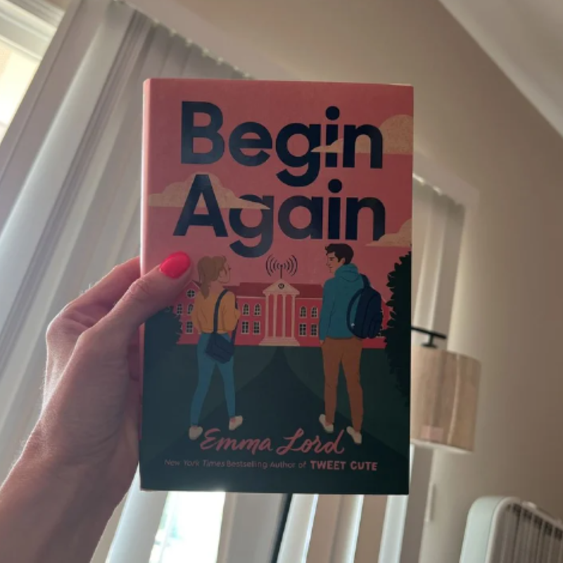 Picture of Begin Again by Emma Lord ( Premium Paper and Matte Cover ) Novel