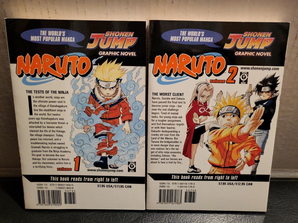 Picture of Naruto Vol,1,2,3,4,5(1-5)