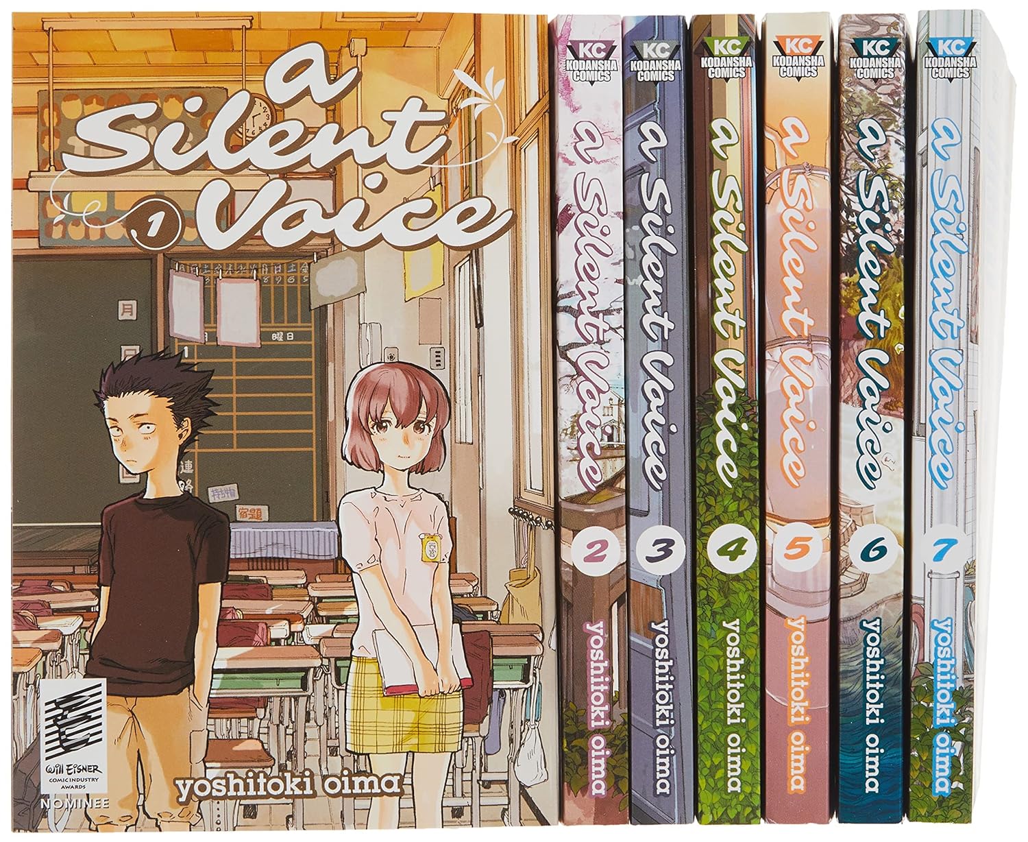 Picture of A Silent Voice Complete Series without Box Set Paperback – 1-7, December 19, 2017