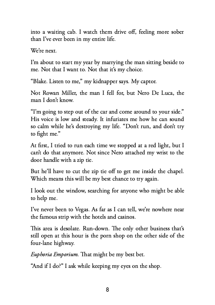 Picture of When He Takes (Fallen God, #2) by Gabrielle Sands | Premium Paper | Matte Cover Novel