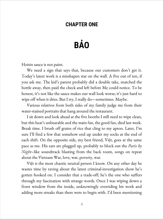 Picture of A Pho Love Story by Loan Le (Premium Print and Matte Cover) Novel