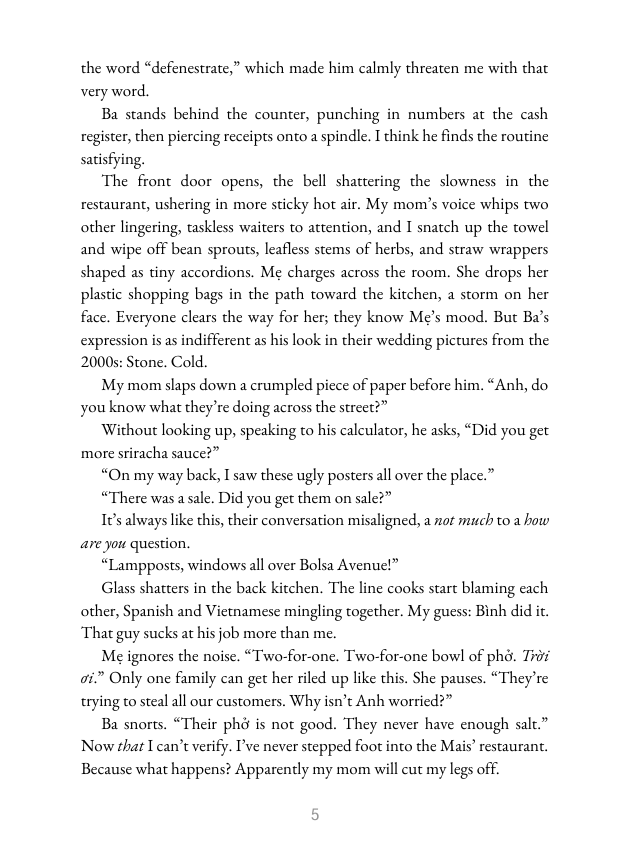 Picture of A Pho Love Story by Loan Le (Premium Print and Matte Cover) Novel