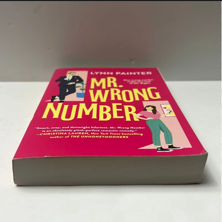 Picture of Mr. Wrong Number by Lynn Painter (Premium Print and Matte Cover) Novel