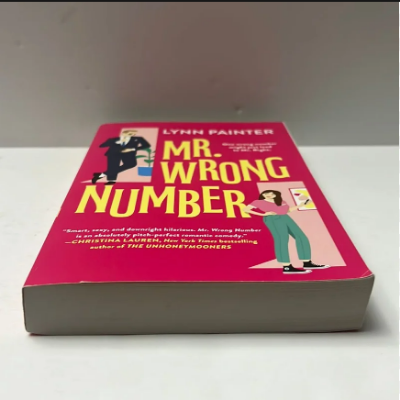 Picture of Mr. Wrong Number by Lynn Painter (Premium Print and Matte Cover) Novel