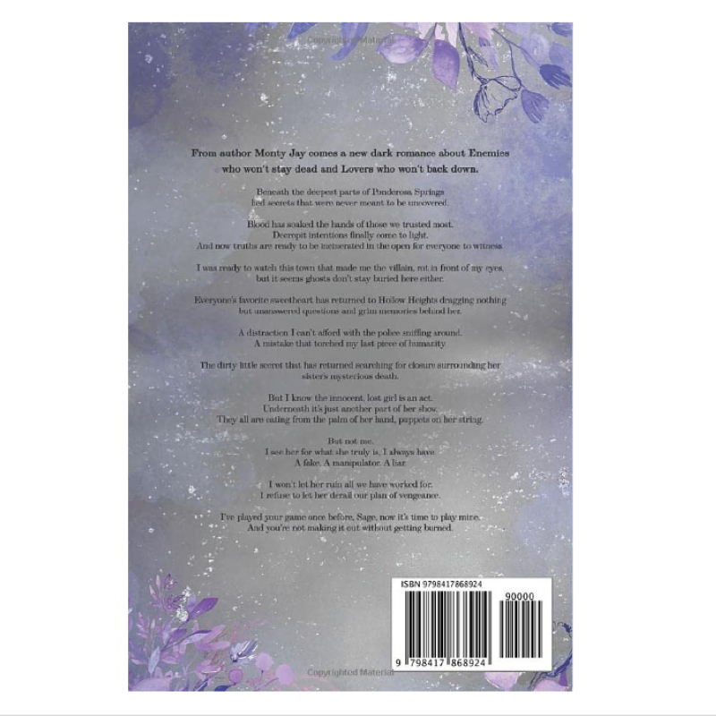 Picture of The Truths We Burn ( Hollow Boys #2 ) ( Book by Monty Jay ) ( Premium Paper and Matte Cover ) Novel