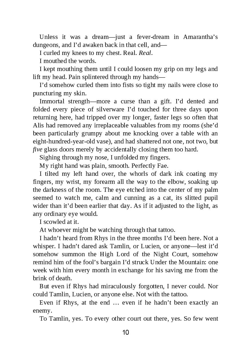 Picture of A Court of Mist and Fury ( A Court of Thorns and Roses #2 ) by Sarah J. Maas ( Premium Paper and Matte Cover ) Novel