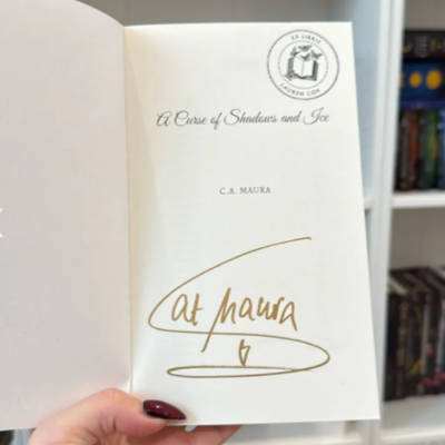 Picture of A Curse of Shadows and Ice by Catharina Maura ( Premium Paper and Matte Cover ) Novel