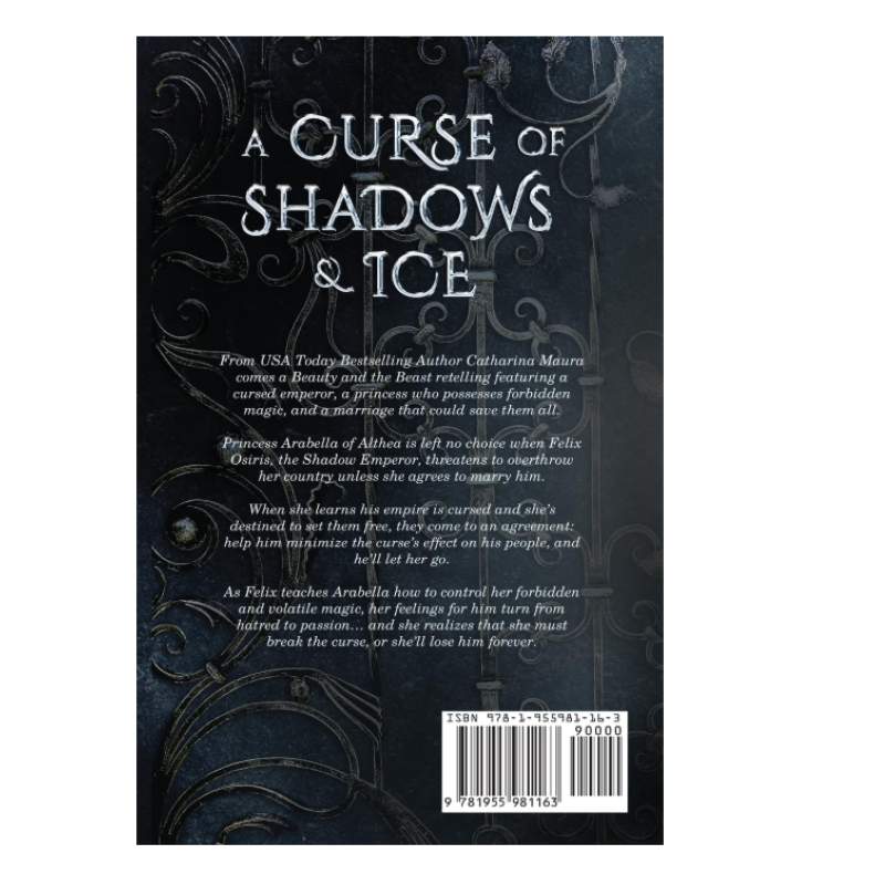 Picture of A Curse of Shadows and Ice by Catharina Maura ( Premium Paper and Matte Cover ) Novel