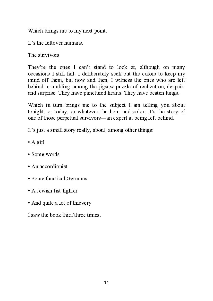 Picture of The Book Thief by Markus Zusak ( Premium Paper and Matte Cover ) Novel