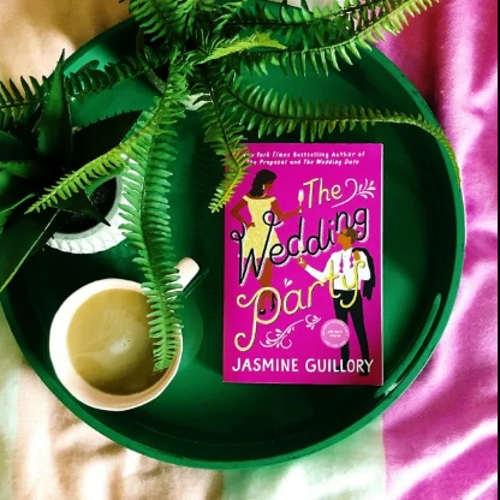 Picture of The Wedding Party ( The Wedding Date #3 ) ( Book by Jasmine Guillory ) ( Premium Print and Matte Lamination ) Novel