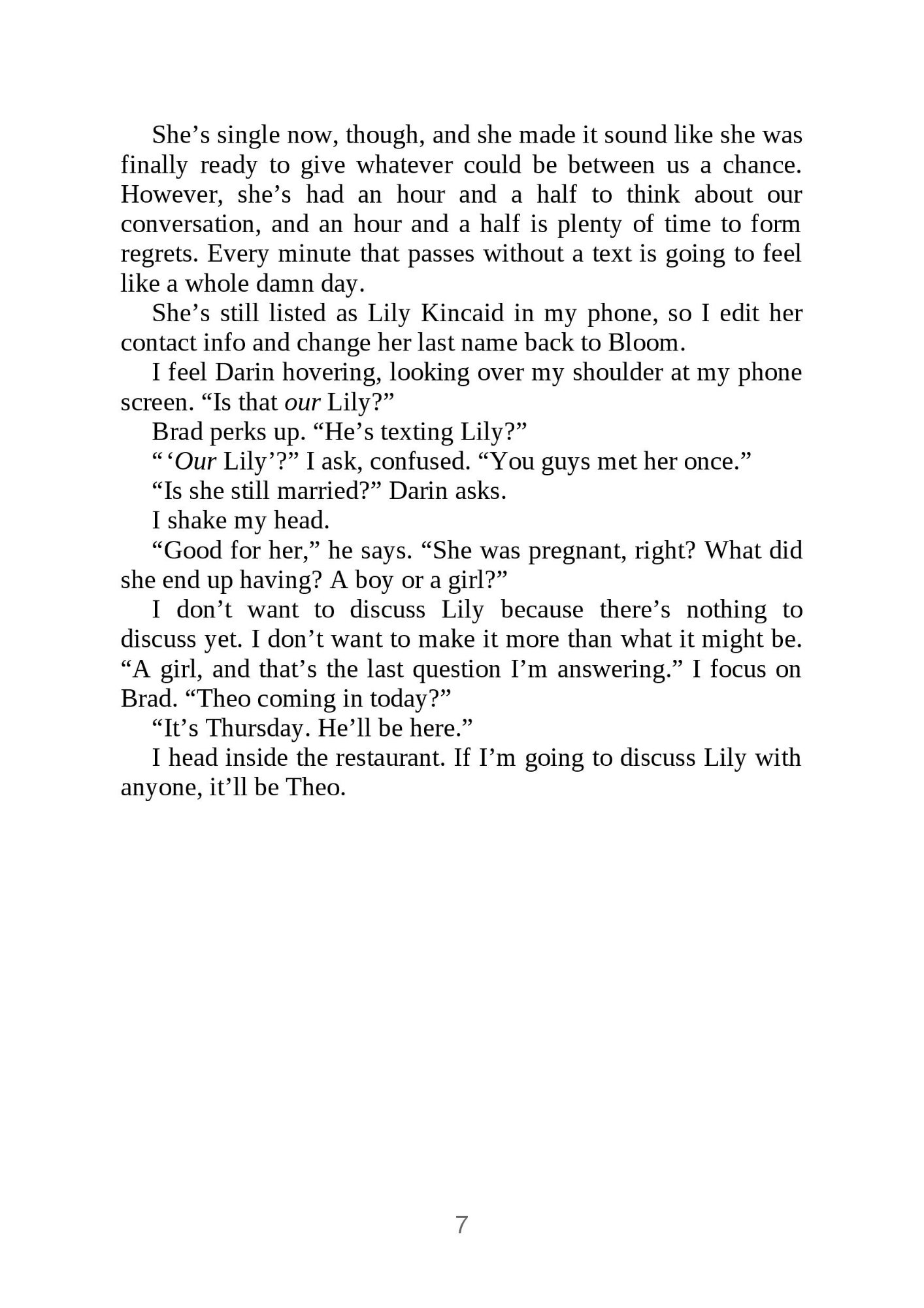 Picture of It Starts with Us (It Ends with Us #2) | Colleen Hoover | Premium Print | Matte Cover Novel