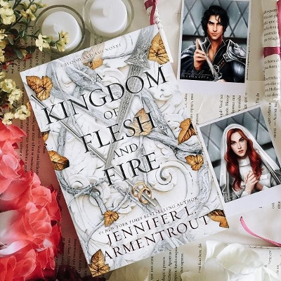 Picture of A Kingdom of Flesh and Fire ( Blood and Ash #2 ) by Jennifer L. Armentrout ( Premium Print and Matte Cover ) ) Novel
