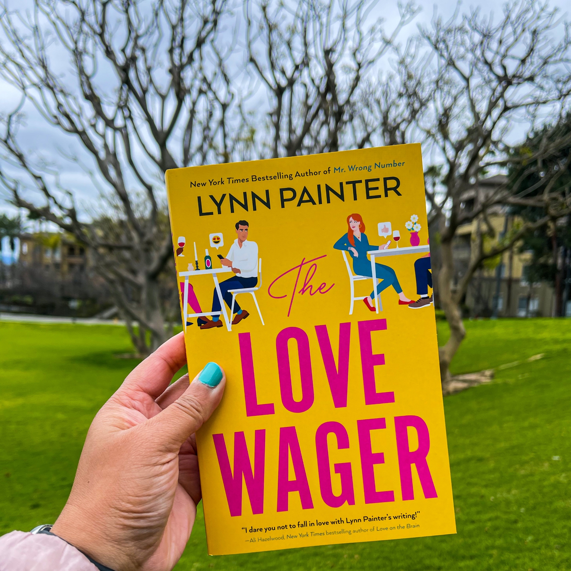 Picture of The Love Wager ( Mr. Wrong Number #2 ) by Lynn Painter ( Premium Paper and Matte Cover ) Novel