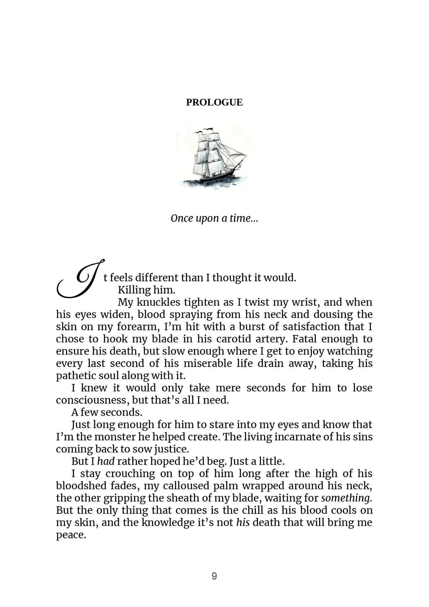 Picture of Hooked ( Never After #1 ) by Emily McIntire ( Premium Paper and Matte Cover ) Novel