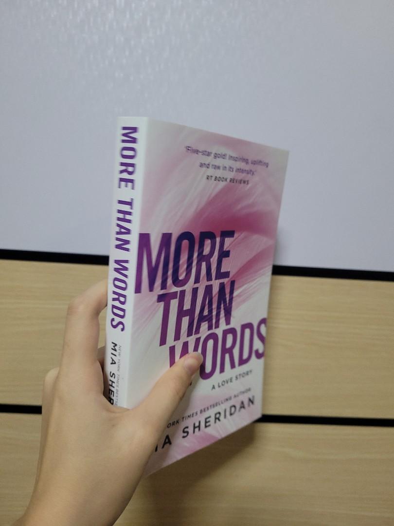 Picture of Premium Quality - More Than Words ( Where Love Meets Destiny #3 ) by Mia Sheridan ( Premium Paper and Matte Cover ) - Couture - High-end Novel