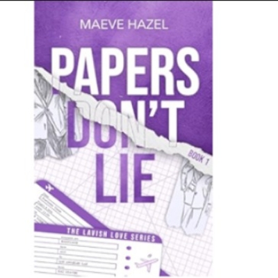 Picture of Papers Don't Lie ( Book by Maeve Hazel ) ( Premium Paper and Matte Cover ) Novel