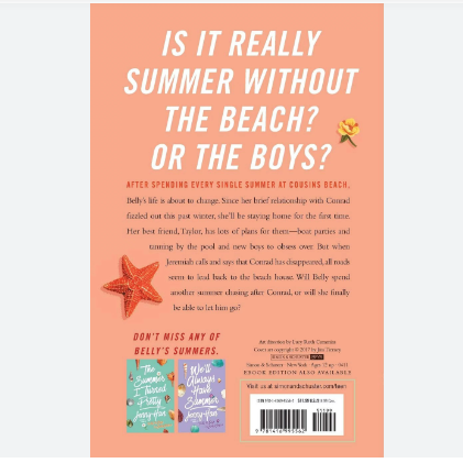 Picture of It's Not Summer Without You ( Summer, #2 ) by Jenny Han ( Premium Paper and Matte Cover ) Novel