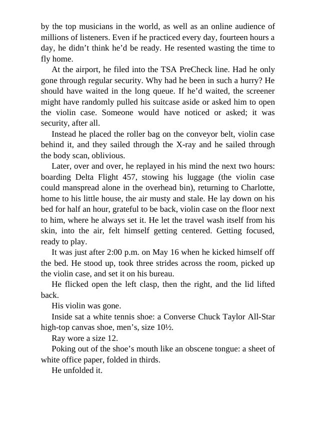 Picture of The Violin Conspiracy Brendan slocumb ( Premium Paper and Matte cover ) Novel